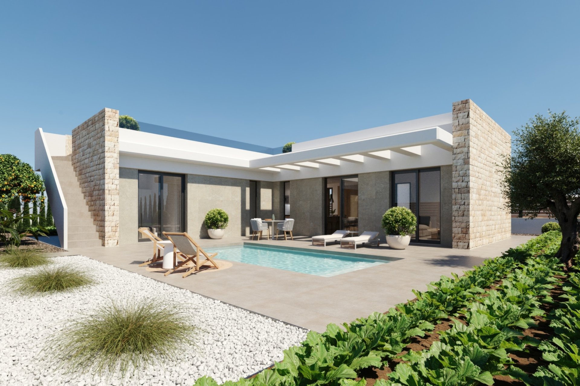 New Build - Detached villa - Hacienda del Alamo Golf - Costa Calida