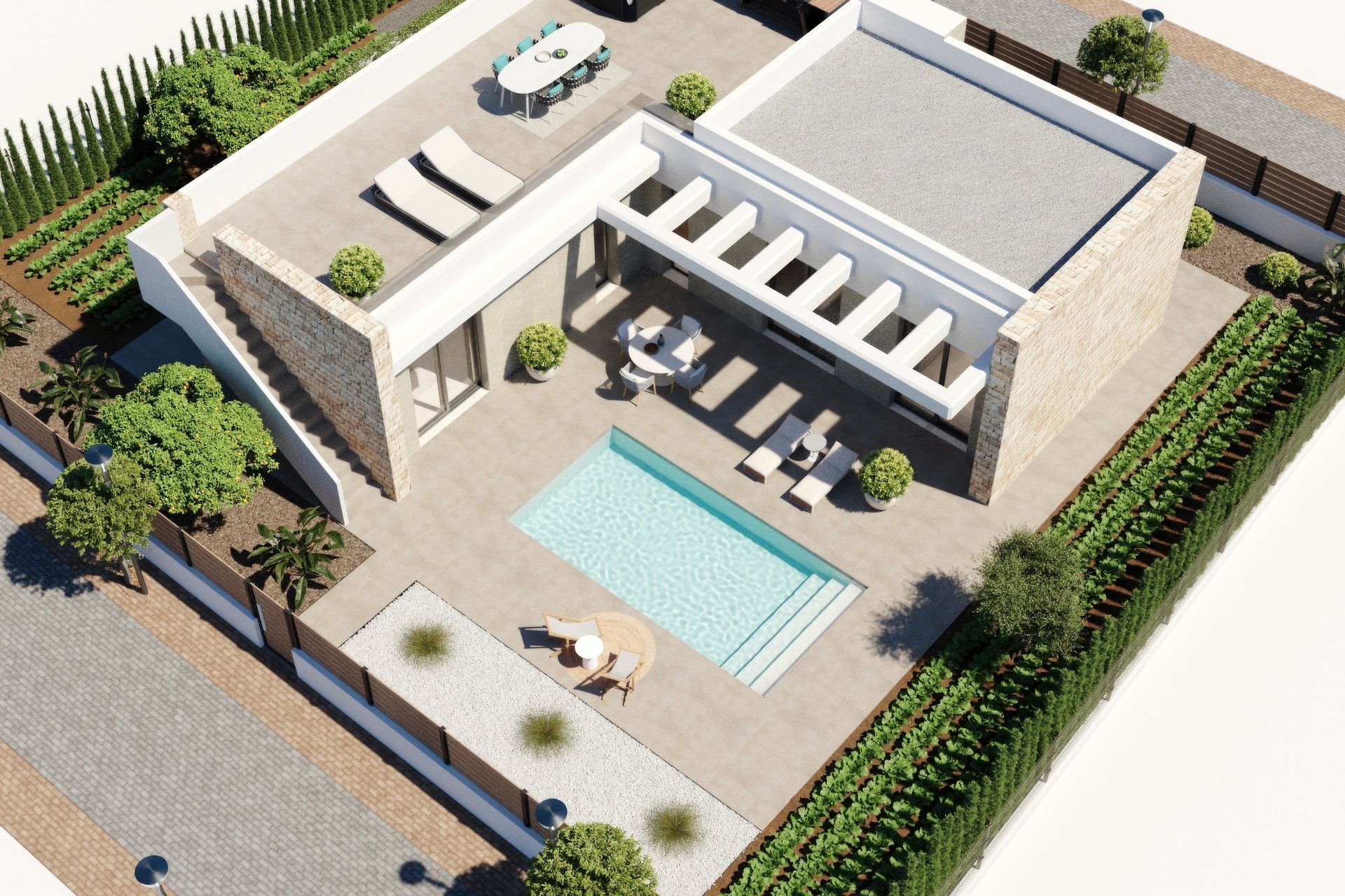 New Build - Detached villa - Hacienda del Alamo Golf - Costa Calida