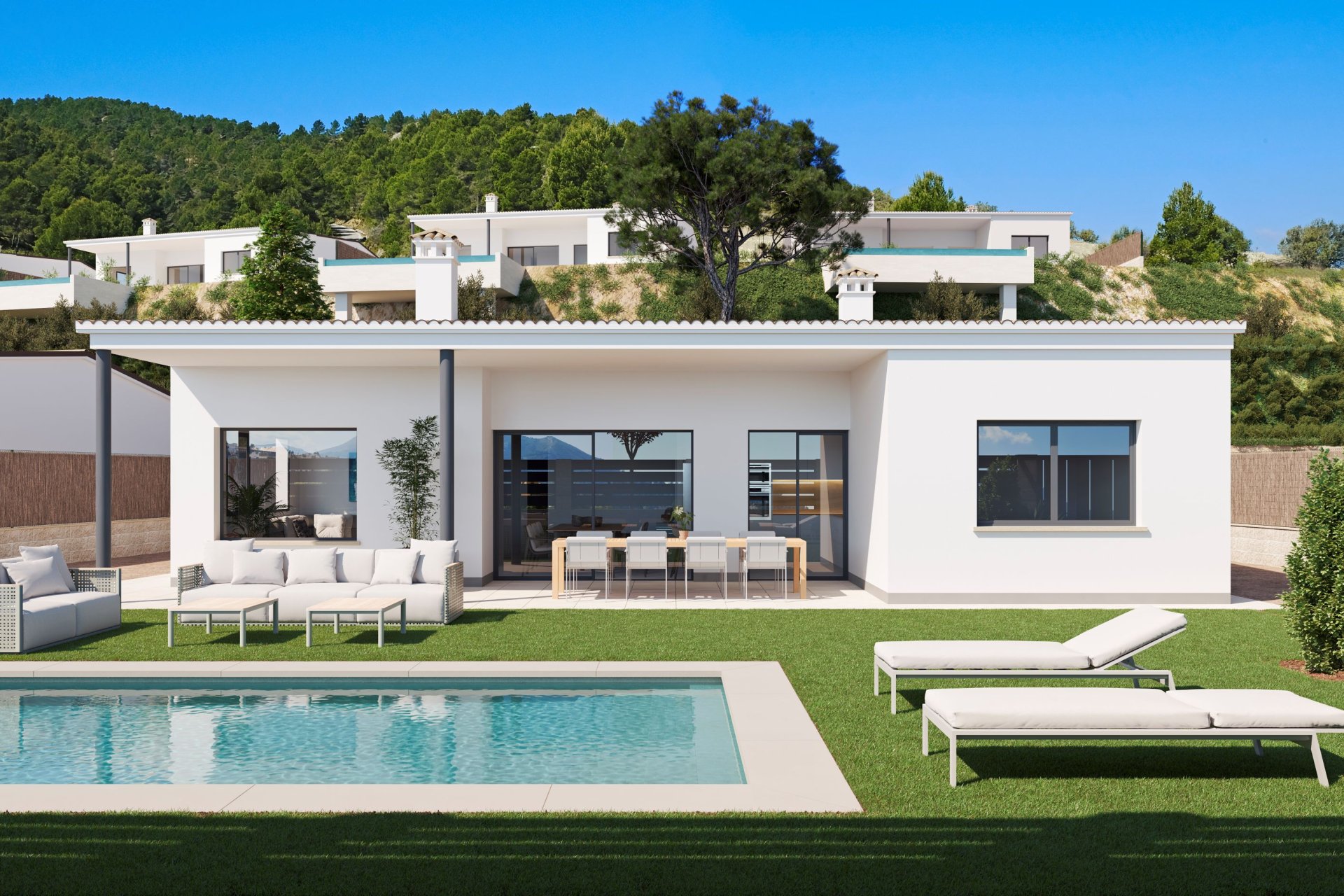 New Build - Detached villa - Penáguila - Costa Blanca North