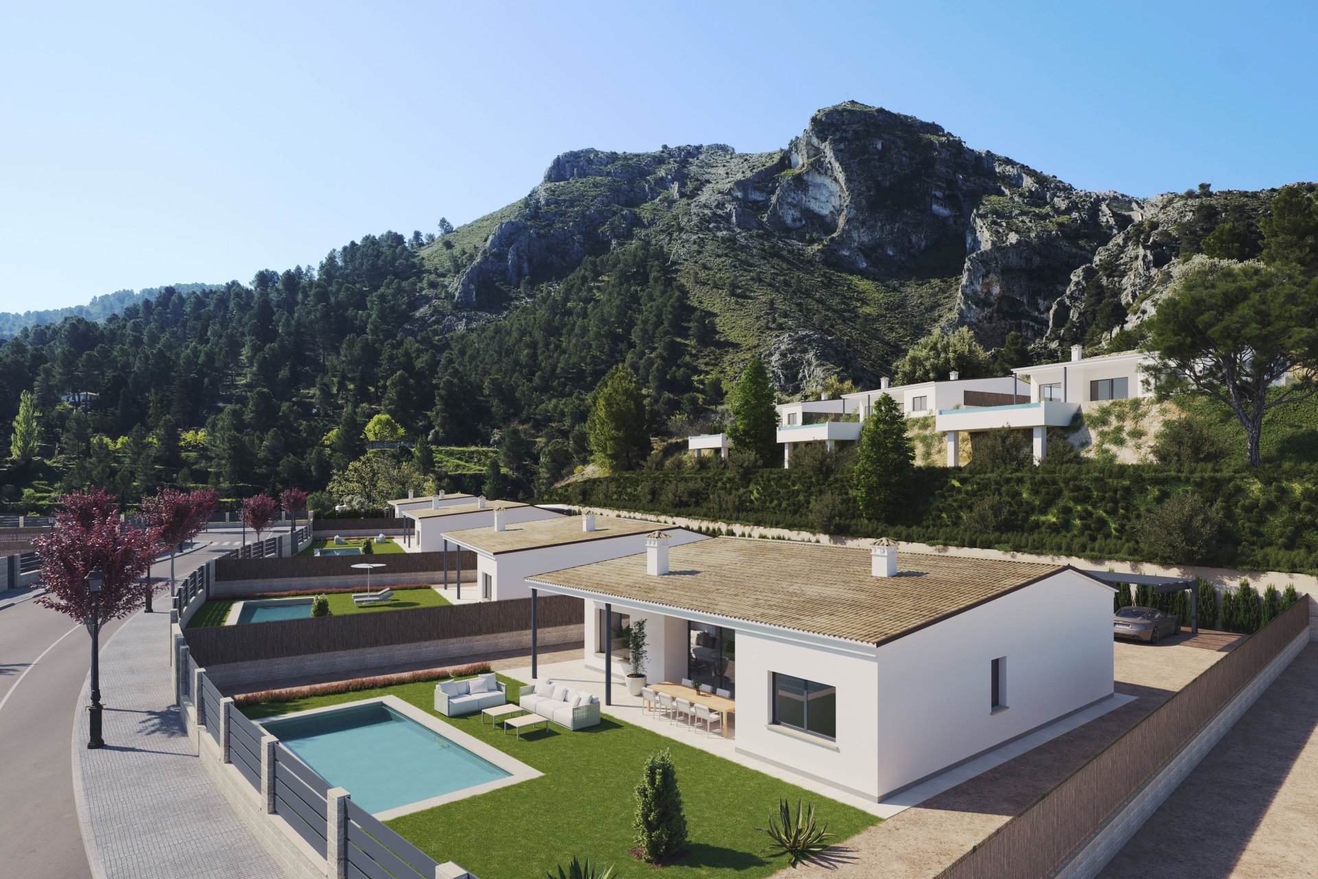 New Build - Detached villa - Penáguila - Costa Blanca North