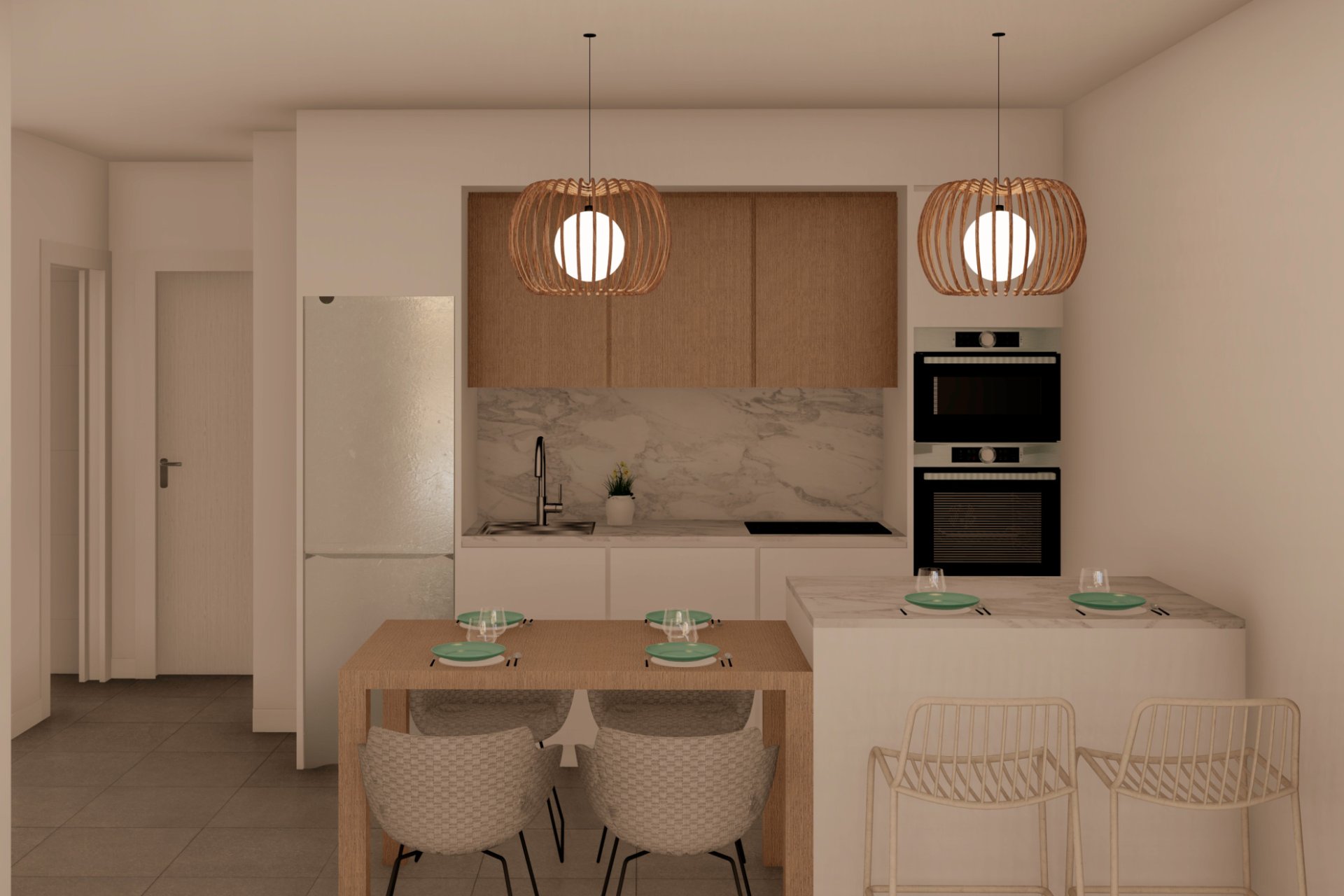 New Build - Ground-floor bungalow - Roldán - Costa Calida