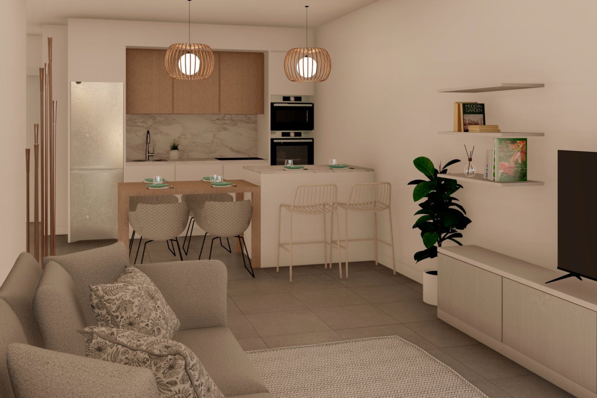 New Build - Upper-floor bungalow - Roldán - Costa Calida