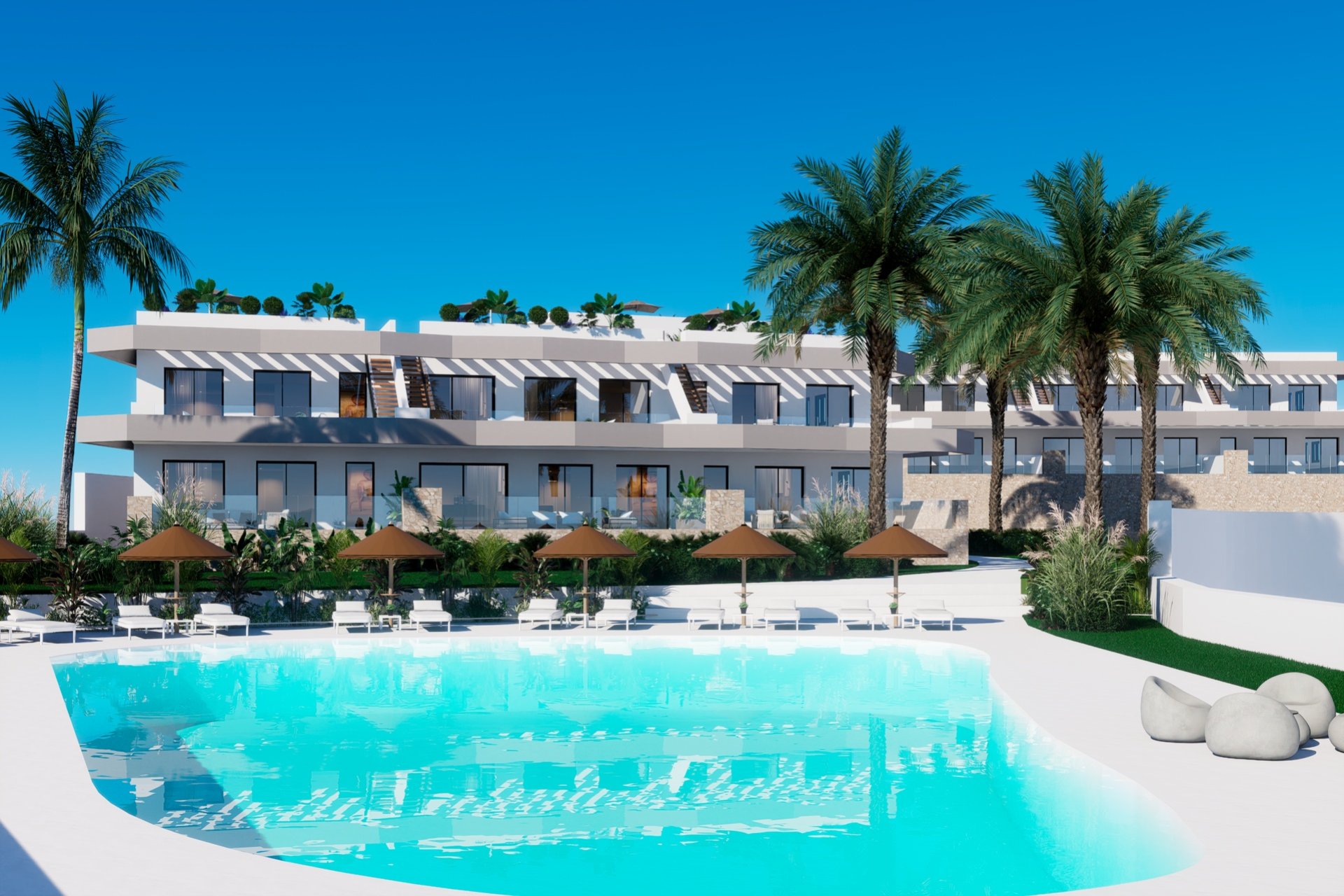New Build - Ground-floor bungalow - Finestrat - Costa Blanca North