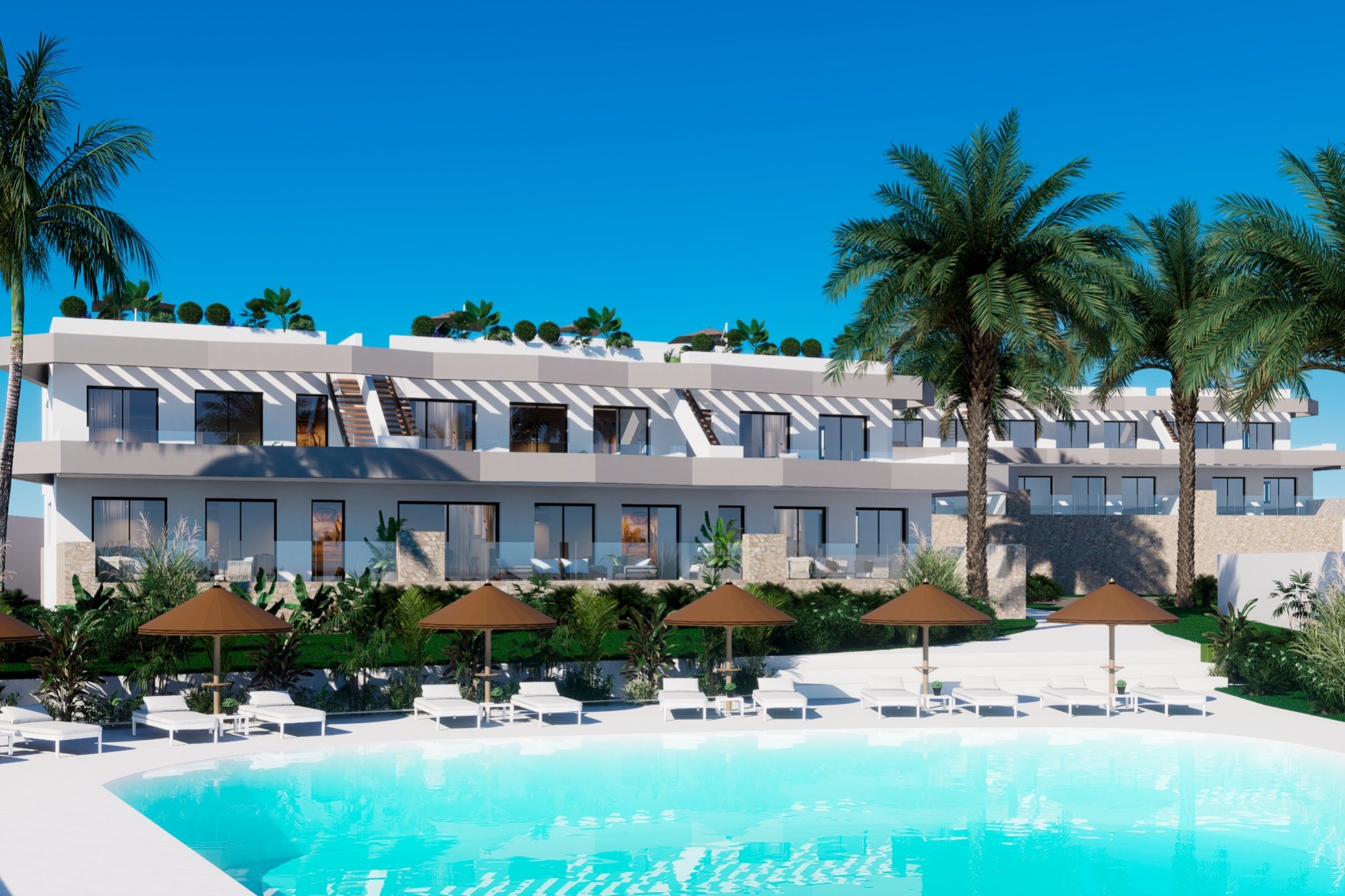New Build - Ground-floor bungalow - Finestrat - Costa Blanca North