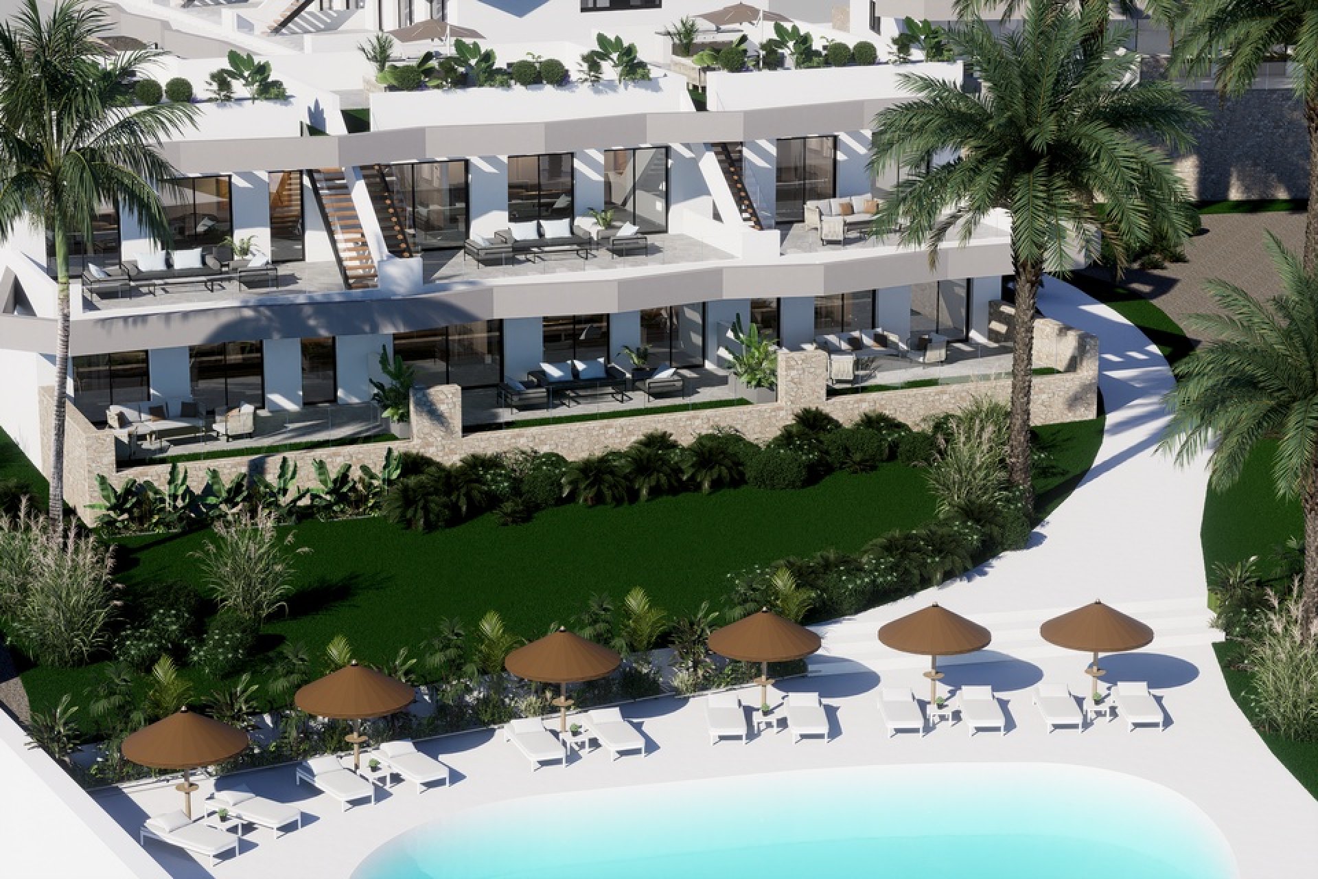 New Build - Ground-floor bungalow - Finestrat - Costa Blanca North